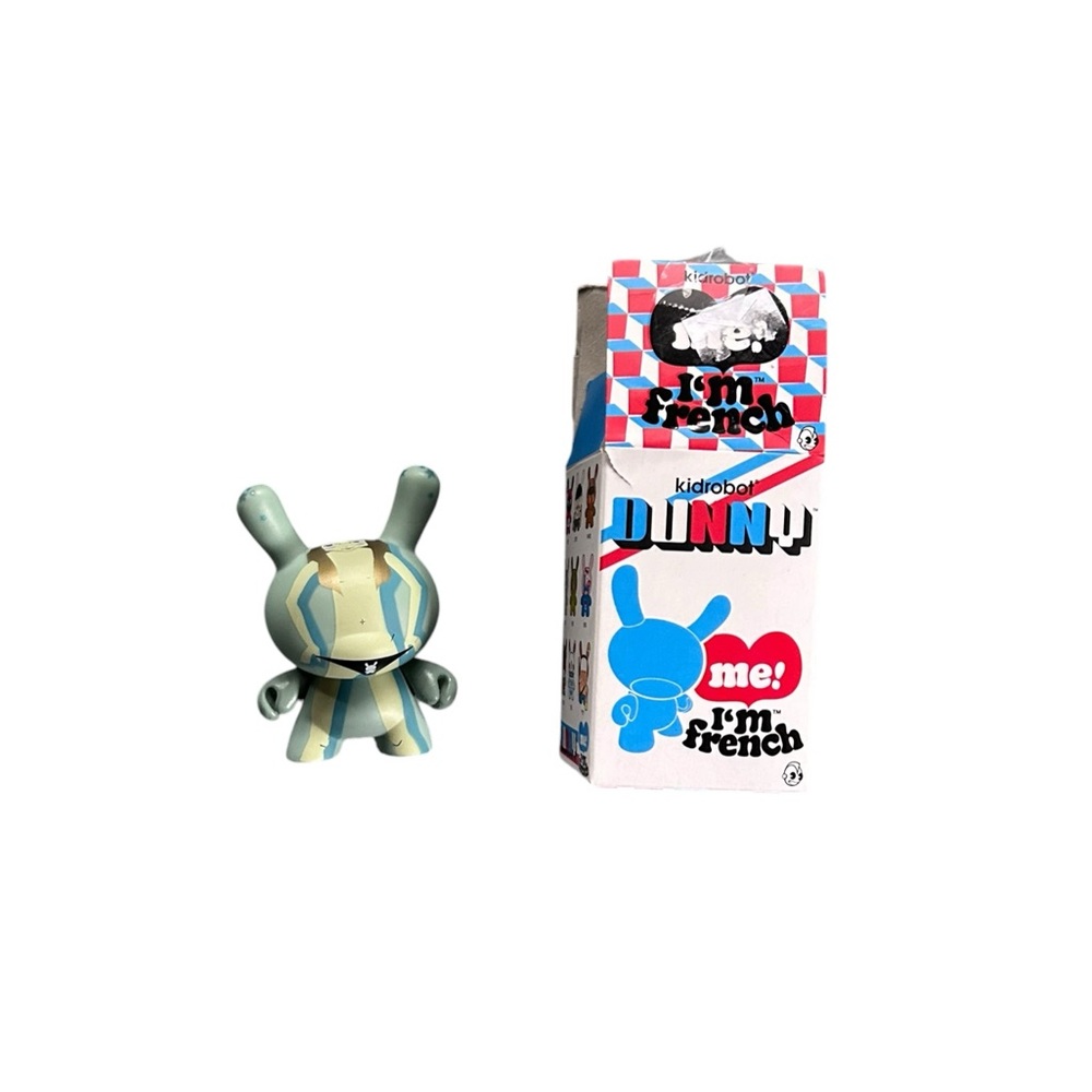 Kidrobot Dunny French Series Ajee "Panty Show" CHASE Vinyl Art Toy 2008 + Box